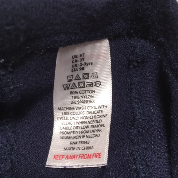 3T (6/$20) Heavier Navy Footless Tights - Picture 5 of 11